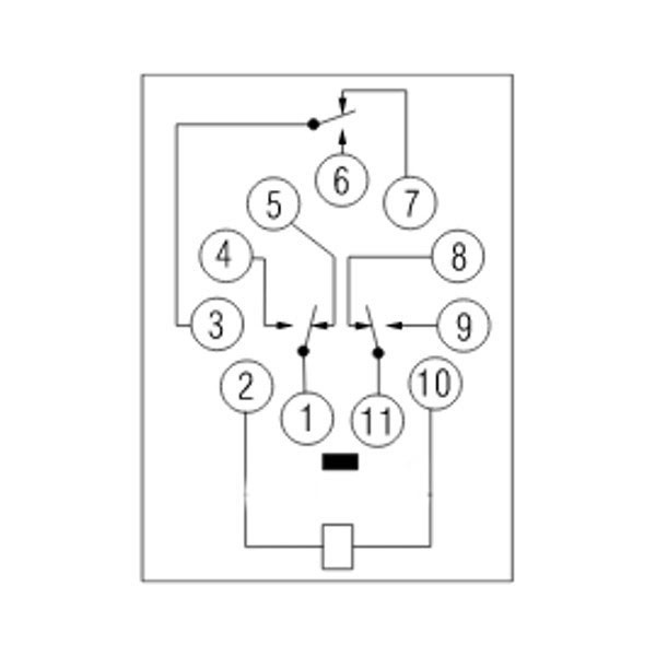 Rele 3XNO/NC 10A 110V DC  MK3P - RELMK3P-I-110DC