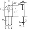 Triak 40A 800V 50mA TOP3 ST - TKBTA41-8