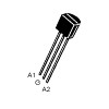 Triak 1A 600V TO92 - TKT1M5F600