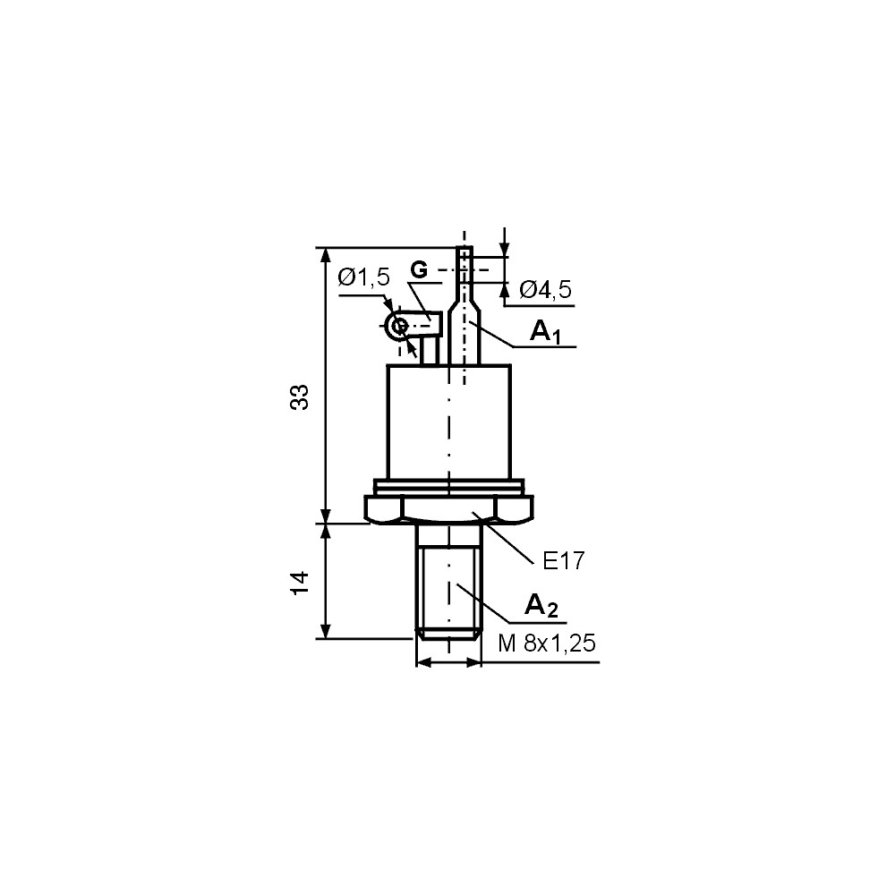 Triak 50A 900V  M8 - TKTC132-50-9