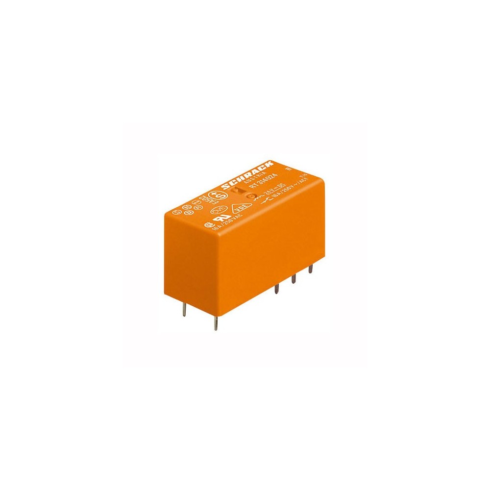 Rele 24V AC 8A 2X SCH. - RELRT424524
