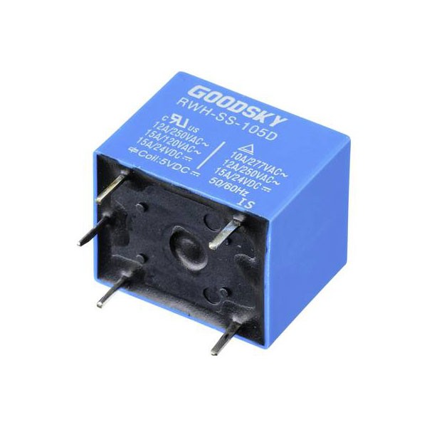 RELEJ GOODSKY RWH-SS-105D 1xU 15A 5V - REL-RWH-105D