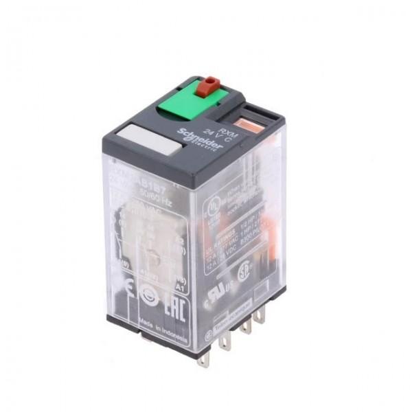 Rele Schneider RXM2AB2BD 2xU 12A 24V DC - RELRXM2AB2BD