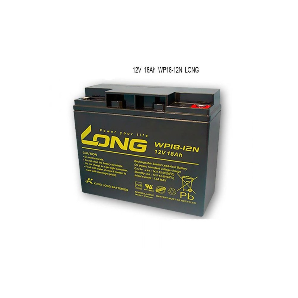 Akumulator 12V 18Ah LONG 181-76-167 - AK12-18