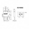 Solid state rele+ZC 4kV 16A 600VAC 50mA,SHARP - RELSS216S02