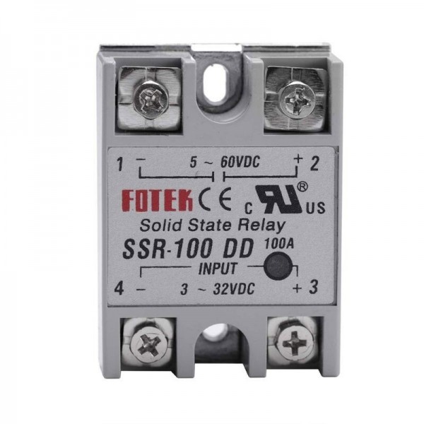 SSR 100A, In 3-32 DC Out 5-60 DC - RELSSR100DD