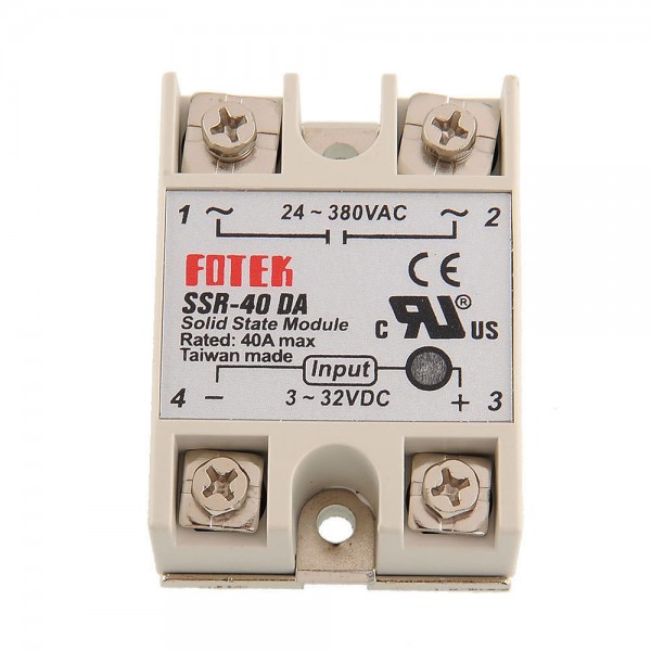 SSR 40A 380V AC,3-32V DC - RELSSR40DA