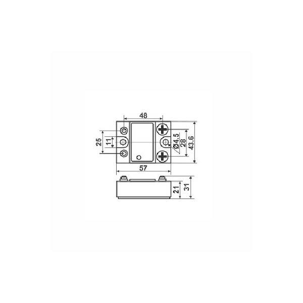  ZG3NC-340B, SSR  3–32VDC, 40A /480VAC - RELSSZG3NC1