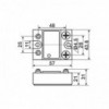  ZG3NC-380B, SSR 3–32VDC, 80A / 90–480VAC, LED - RELSSZG3NC380B