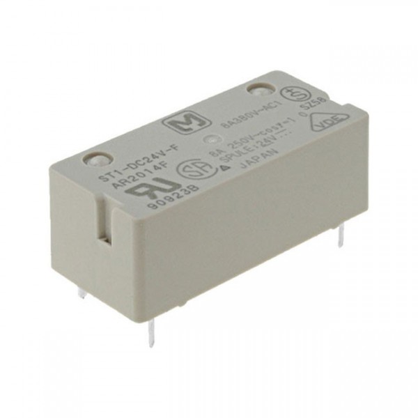 Rele  ST1-DC24V-F, 24VDC 8A   - RELST1-DC24V-F