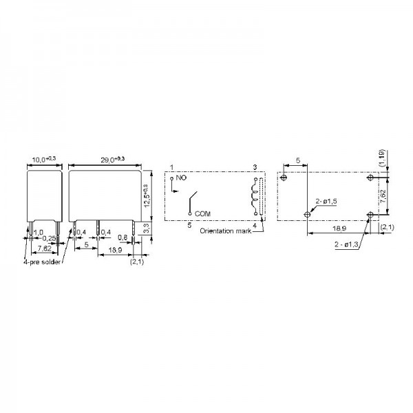 Relej SPST NO 8A 24V DC  2350R  JS24MNK - RELJS24MNK