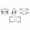 Rid rele DIP 5V 1XNO.NC 200R - RIDR1C05