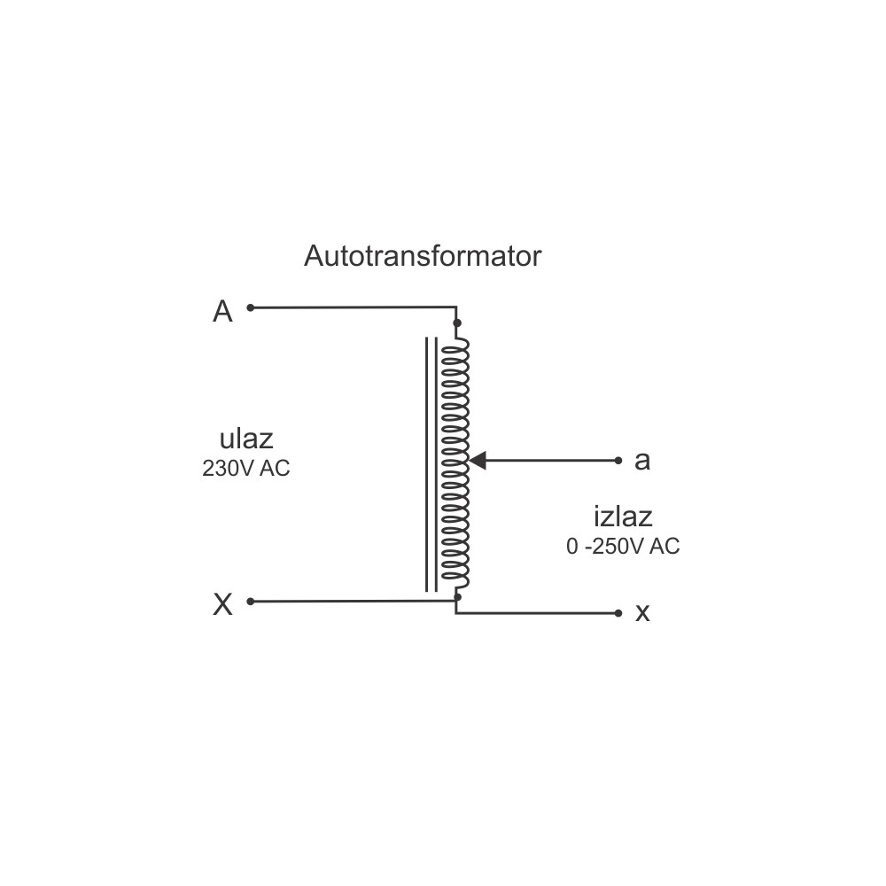 Autotransformator 3000VA, 0-250V 12A - RTR3000
