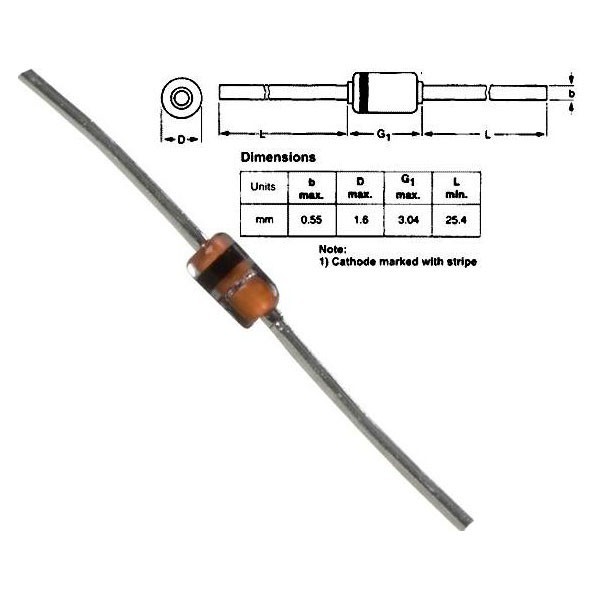 Temp.sensor 1000R +-1%  KTY83-110 - SENKTY83