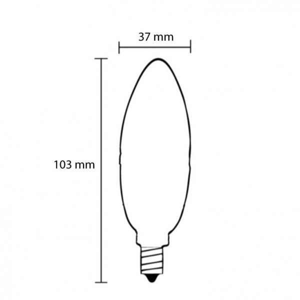 Led sijalica E14  4.9W 470lm,4000K,Osram - SILE14/5-4K