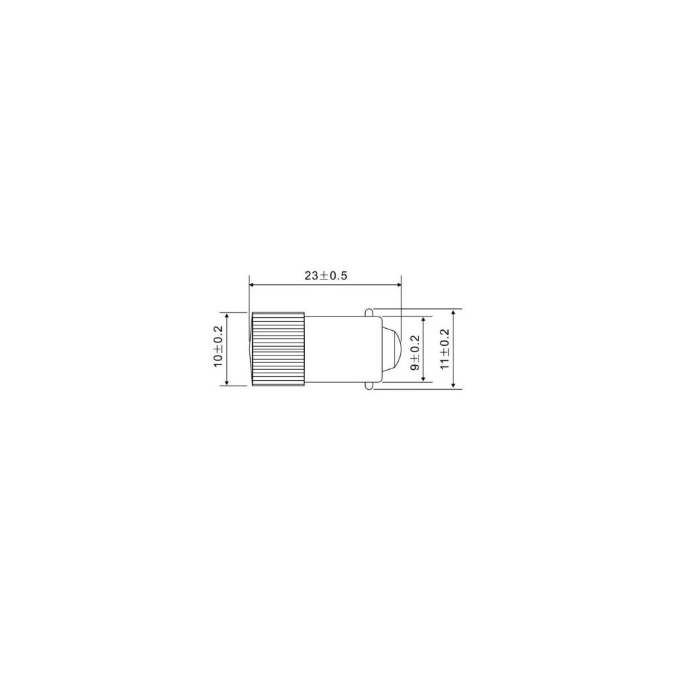 Sijalica LED BA9S ,24V  AC/DC Bela - SLBA9-24B
