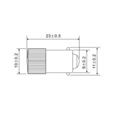 Sijalica LED BA9S ,24V AC/DC Zelena