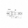 Signalna Sijalica LED Zelena, Ø8mm, 24V DC - SLL8ZE24DC