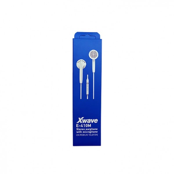 Slusalice za mob.sa mikrof.Xwave E-410M black - SLU-CFH1