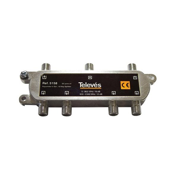 Spliter 1/6 5MHz- 1GHz TELEVES - SPLI1/6