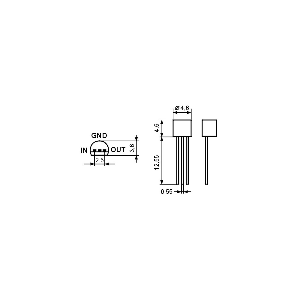 Stab.napona +8V 0.1A,TO92 - STN78L08