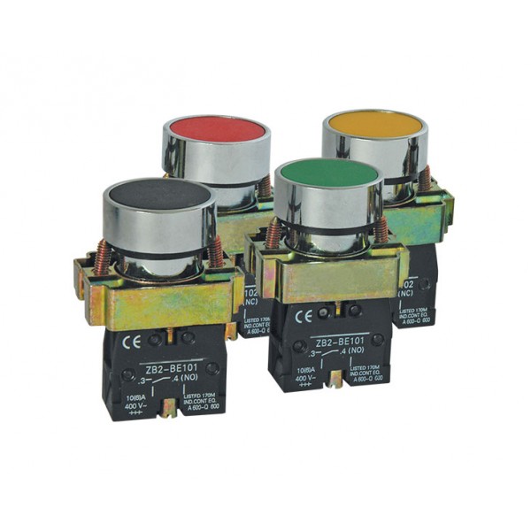 Taster 22mm BA42,NC, 10A 220V crveni - TAS22CR