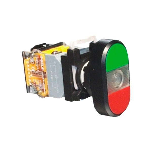 START/STOP, Ø22mm,1NO+1NC,Sig.Sijalica 220VAC, LA115-B1-11RD - TAS22QT052
