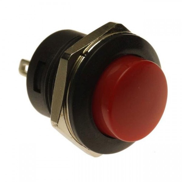 Taster okrugli 16 mm NO PS507A Crveni - TAS507A-CR