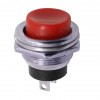 Taster metalni 3A/125V crveni fi=16mm - TAS507XCR