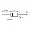 TVS dioda unip 12,8V 1500W DO201 - DIOZ1.5KE15A
