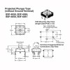 Taster PC 12X12mm 7,3mm B3F-4055 OMRON - TASMINIM10