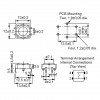 Taster PC 12X12mm 4,3mm 2,55N žuti OMRON, B3F-4005 - TASMINIM9