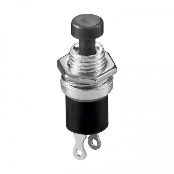 Taster mini NO crni  M7 1xA 50VDC,0.5A - TASMINNOCN