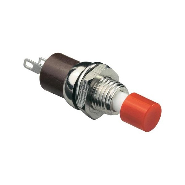 Taster mini NO crveni M7 1XA 50V DC, 0,5A - TASMINNOCR