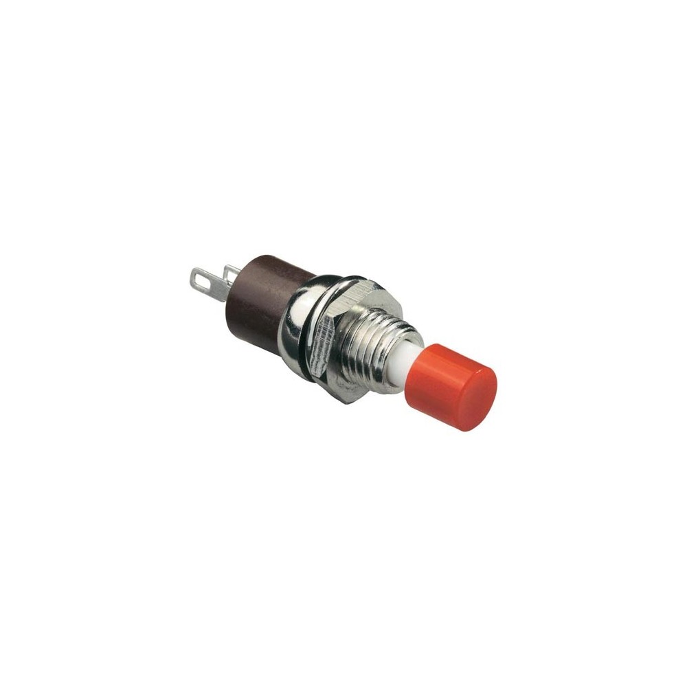 Taster mini NO crveni M7 1XA 50V DC, 0,5A - TASMINNOCR