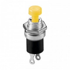 Taster mini NO zuti M7,1XA 50VDC, 0.5A