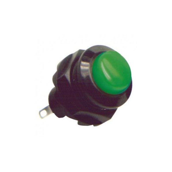 Taster NO zeleni 250V 1.5A 13mm - TASMINOZE