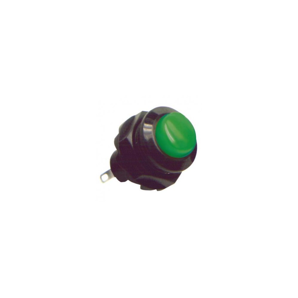 Taster NO zeleni 250V 1.5A 13mm - TASMINOZE