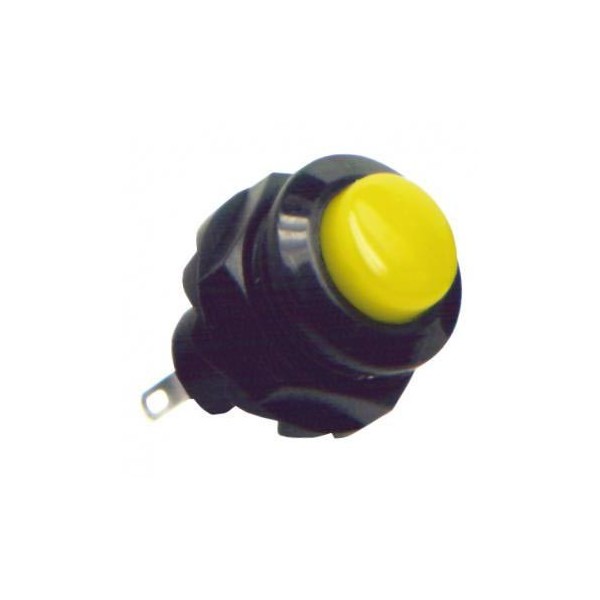 Taster NO zuti 250V 1.5A 13mm - TASMINOZU