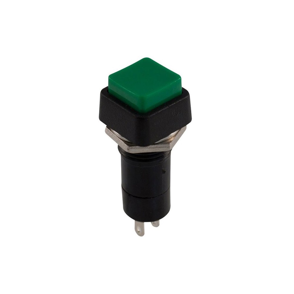 Taster kvadratni zeleni 250V 3A NO fi= 12mm - TASPZE