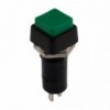 Taster kvadratni zeleni 250V 3A NO fi= 12mm - TASPZE