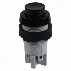 Taster NO/NC, 250V, 2 A, Ø18.2 mm, crni,RAFI