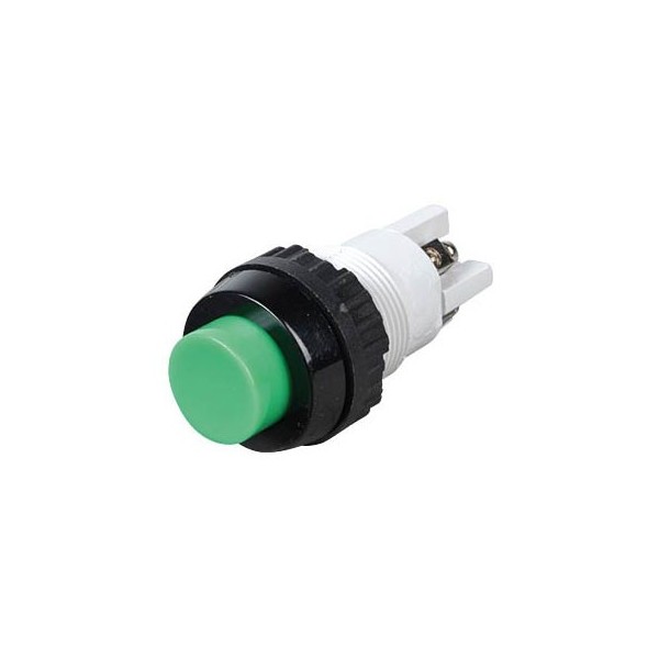 Taster NO/NC, 250V, 2 A, Ø18.2 mm, zeleni,RAFI - TASRA-ZE