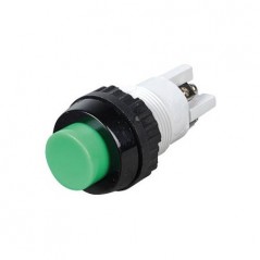 Taster NO/NC, 250V, 2 A, Ø18.2 mm, zeleni,RAFI