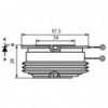 Tiristor 760A 1400V Disk 57x26 - TIRSKT760/14E