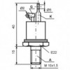 Tiristor 80A 700V M10 - TIRT142-80-7
