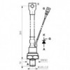 Tiristor 250A 900V M24x1.5 - TIRTL271-250-9