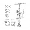 Pin kontakt za  2.54mm - UK25K-0