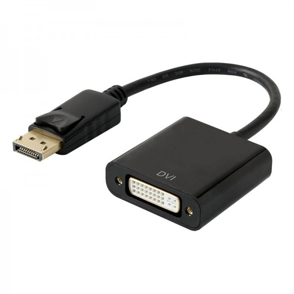 Adapter DISPLAYPORT  M- DVI-D ,F kabl 0,2m - UTADIS/DVI
