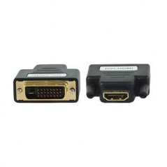 Adapter HDMI F(19)/  -DVI-D(18+1)M GOLD